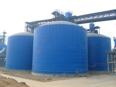 通山水泥钢板库改造